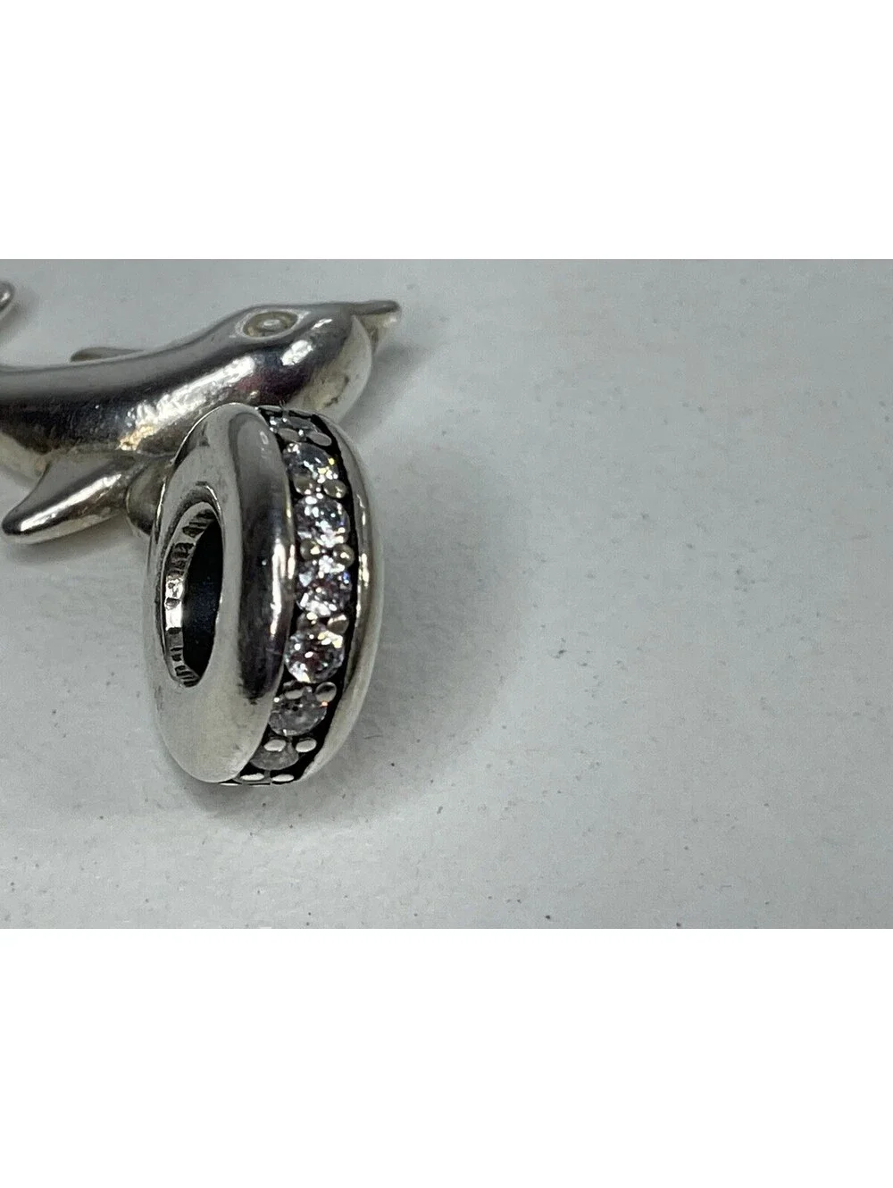 Pandora Playful Dolphin Dangle Charm Retired